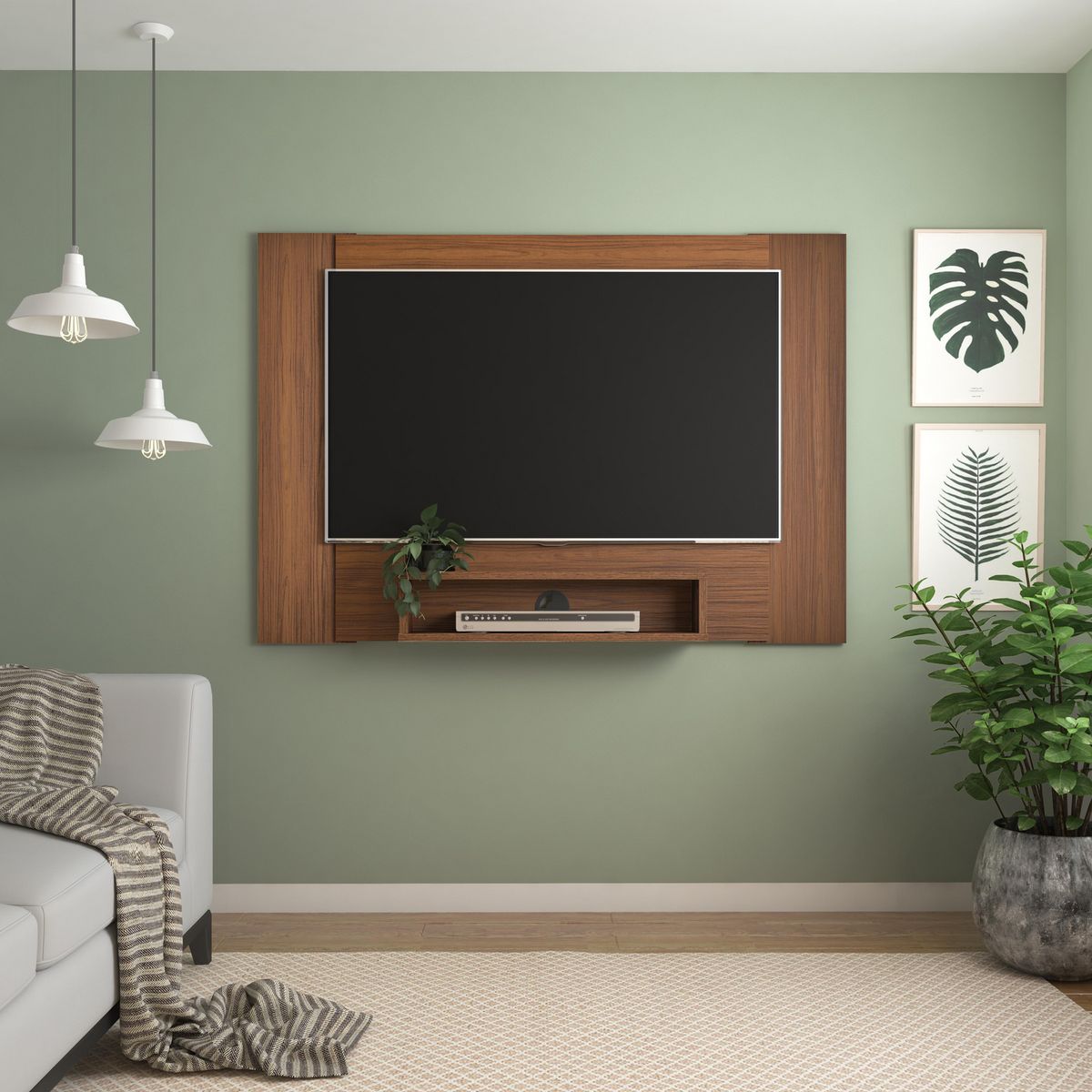 EXIT - Panel TV 47 " 100203 Cedro 120x80x23 cm