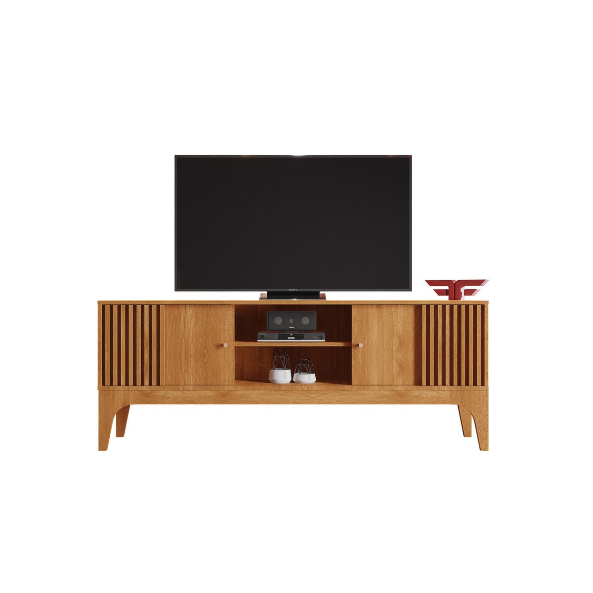 EXIT - Rack 70 " Florencia Canela 160x63.7x36.5 cm