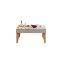 Mesa de centro Veneza Gris-canela 41.5x68.2x34.5 cm