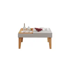 EXIT - Mesa de centro Veneza Gris-canela 41.5x68.2x34.5 cm