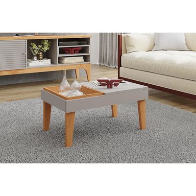Imagen 2 del producto Mesa de centro Veneza Gris-canela 41.5x68.2x34.5 cm