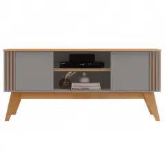 EXIT - Rack TV 65 " Vitta Gris/Canela 150x68.5x38.3 cm