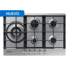 SAMSUNG - Encimera Gas 5 Platos Gris NA75D3030AS/ZS