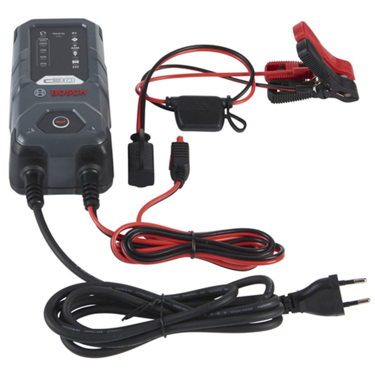BOSCH - Cargador de batería automóvil C30 6/12V