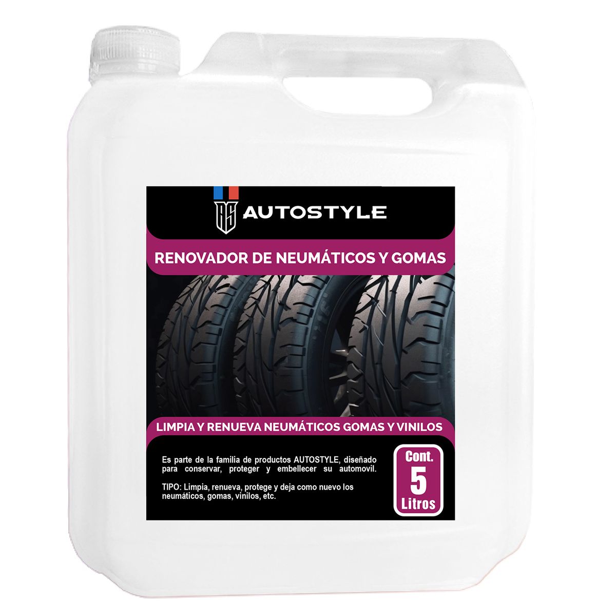 AUTOSTYLE - Renovador de Gomas Automóvil 5 litros