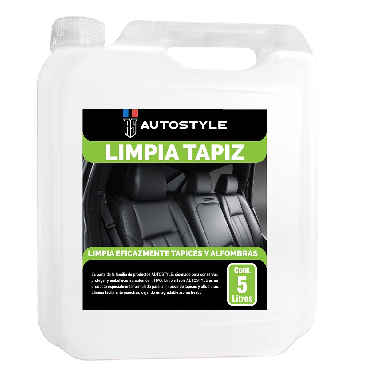 AUTOSTYLE - Limpia Tapiz Automotriz Autostyle 5 Litros Aroma Lavanda