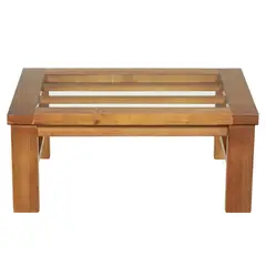 EROOMS - Mesa de centro New Milan Canela 60x80x34 cm