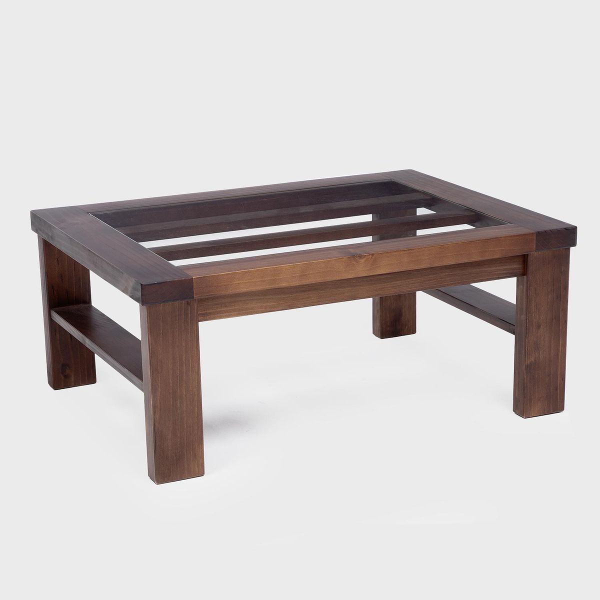 EROOMS - Mesa de centro New Milan Chocolate 60x80x34 cm