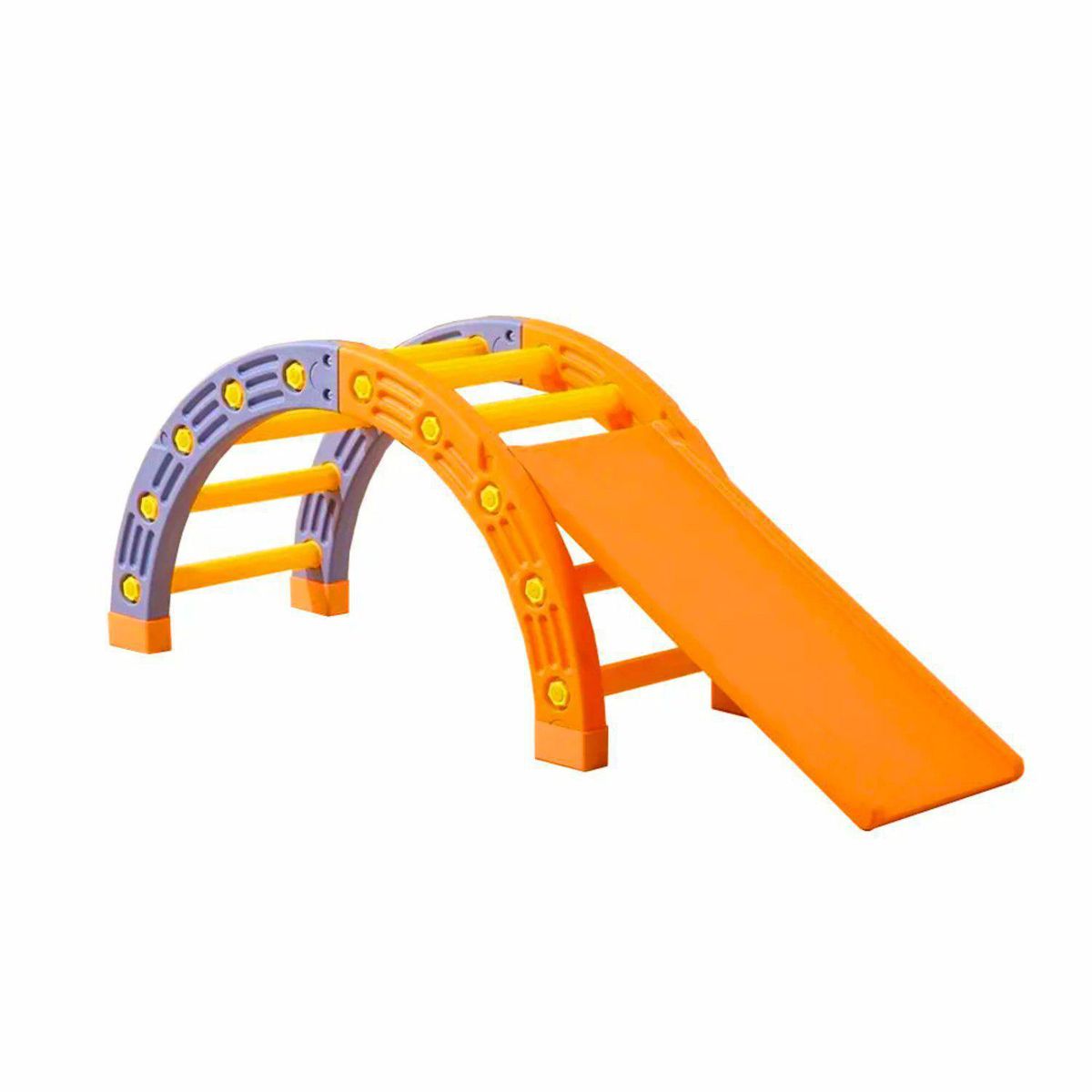 KIDSCOOL - Juego Pikler Montessori 42x64x130 cm Naranjo
