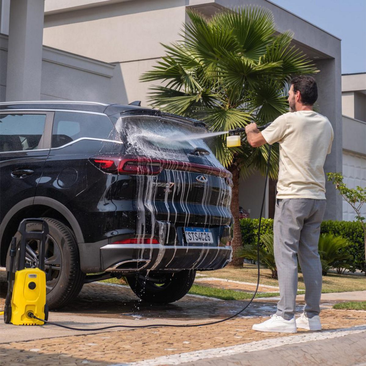 KARCHER - Hidrolavadora Eléctrica 1200 W 103 Bar Wash Jet