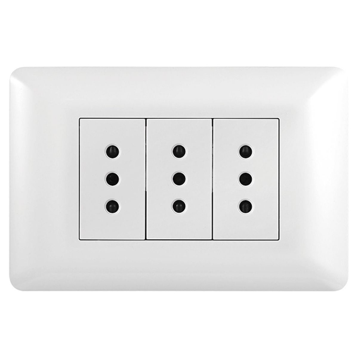 WANT - Tomacorriente 10 A Blanco