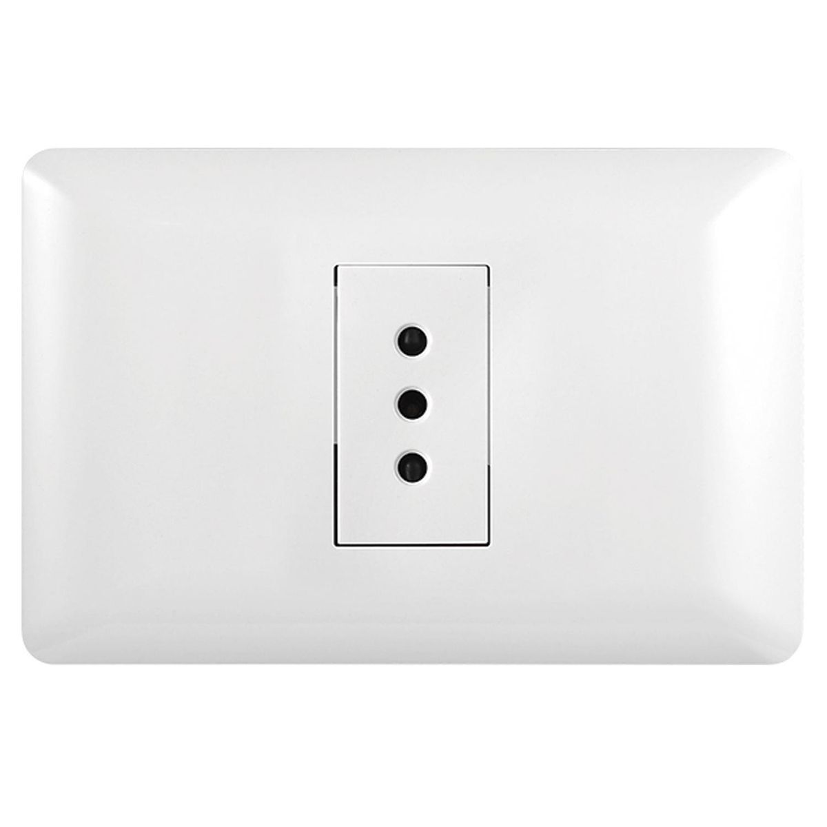 WANT - Tomacorriente 10 A Blanco