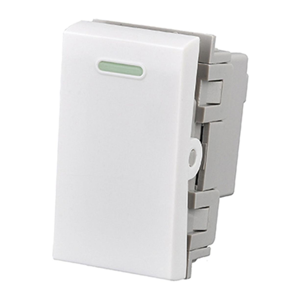 WANT - Módulo Interruptor 9/12 10A 250V Blanco 100 un