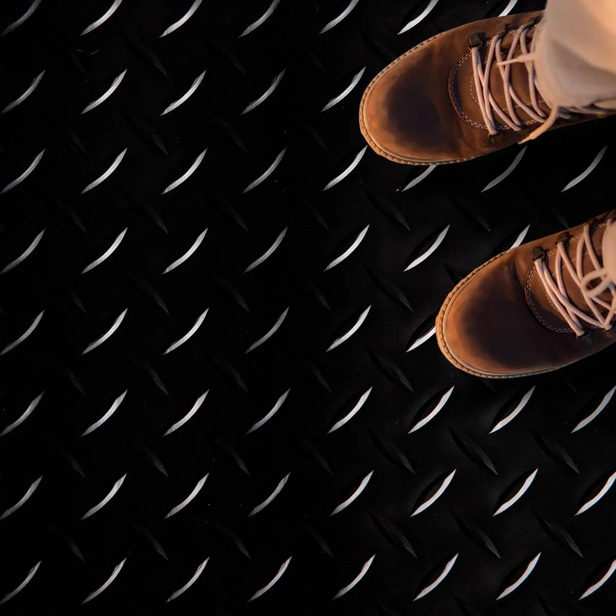 DIB - Rollo Mat Diamond 100x500 cm PVC Negro