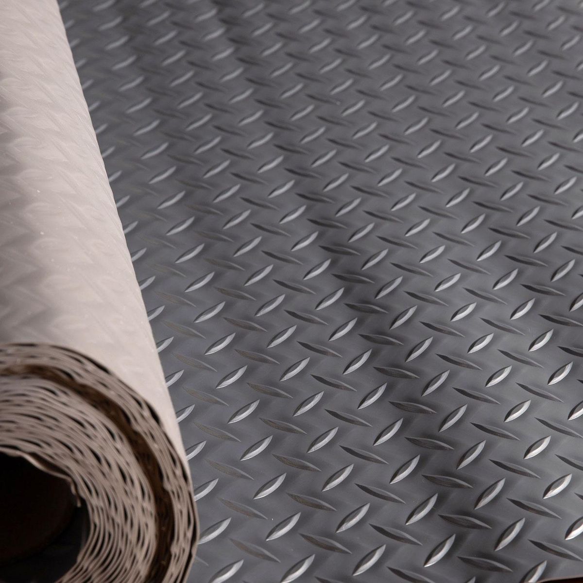 DIB - Rollo Mat Diamond 100x500 cm PVC Gris