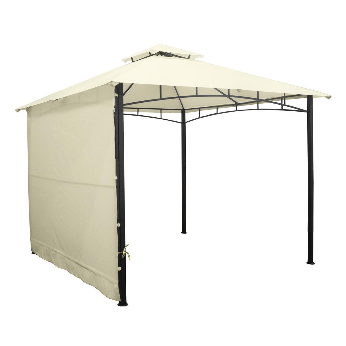 EL BARCO - Pérgola Marfil Poliéster 300x300x270 cm