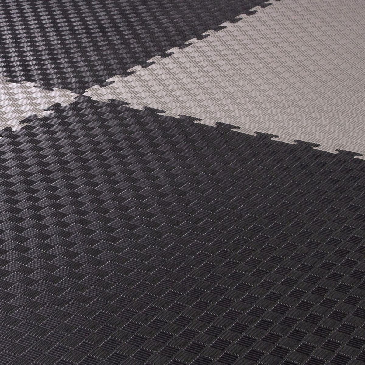 DIB - Tatami 60x60 cm Sport Negro y Gris 1.44 m2