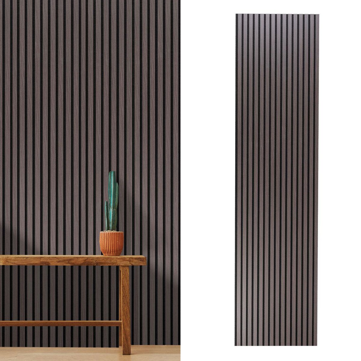 DIB - Panel Acústico H362 60.5x240 cm Gris 1.45 m2