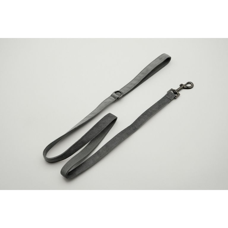 Correa Tela Terciopelo, Color Gris, Talla M