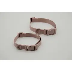 PETIZOOS - Collar tela Lycra, color rosado, talla L