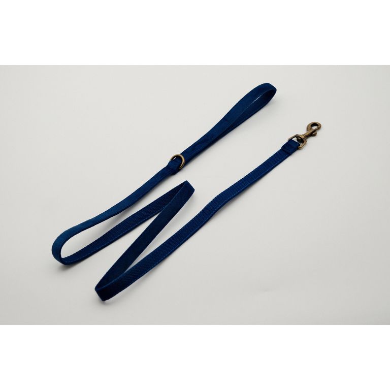 Correa Tela Terciopelo, Color Azul, Talla M