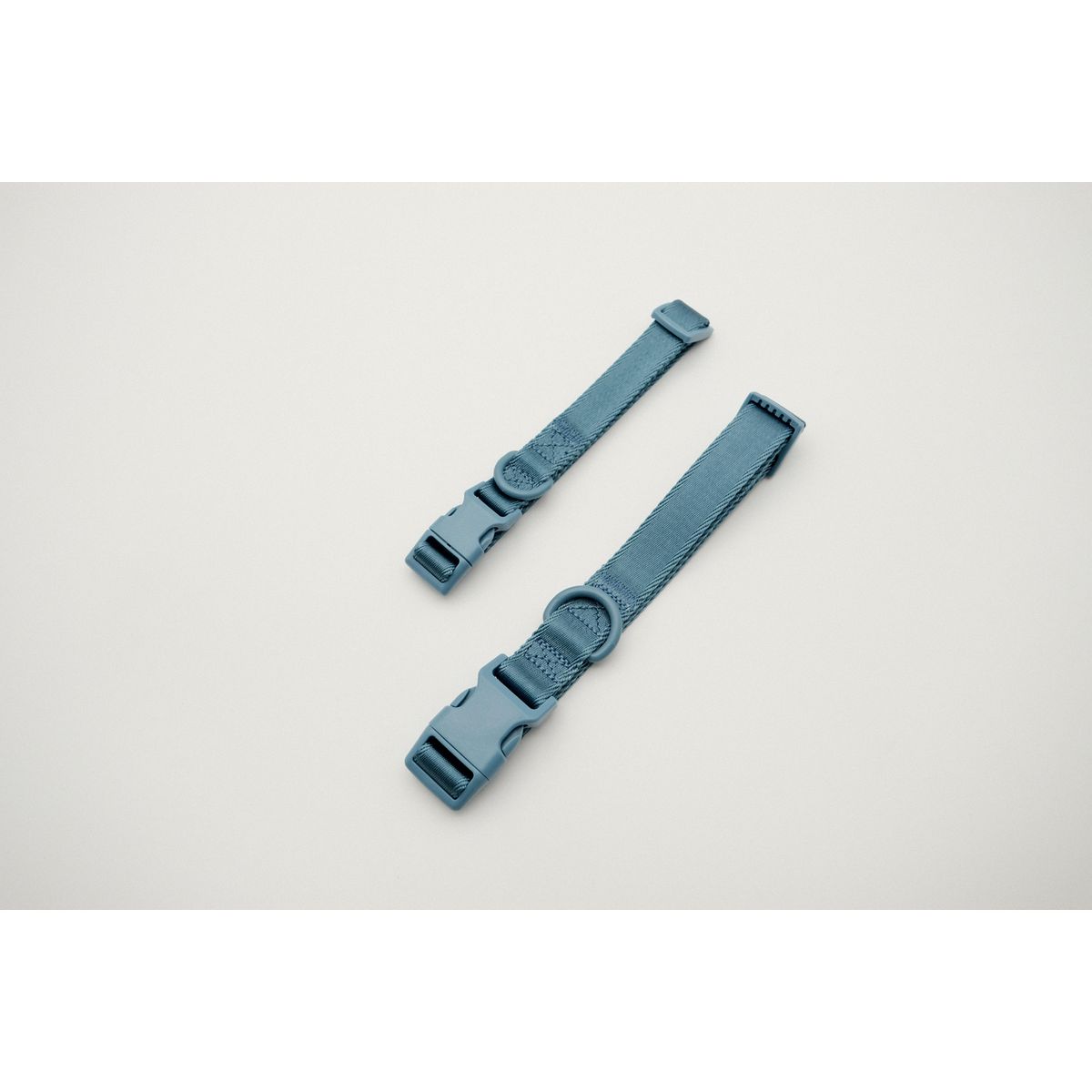 PETIZOOS - Collar Tela Lycra, Color Celeste, Talla L