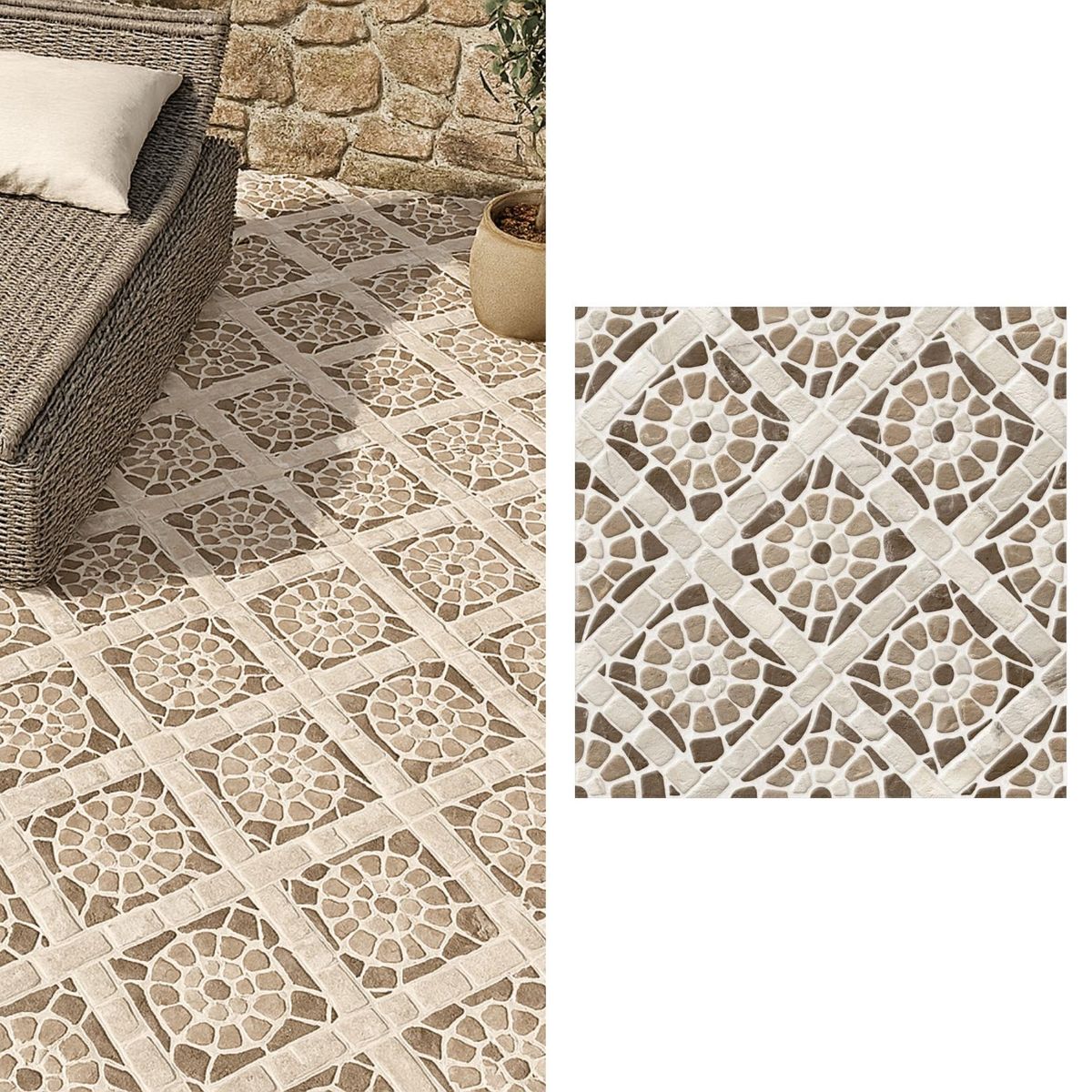 EMBRAMACO - Cerámica 60x60 cm Mirage Variado 2.58 m2