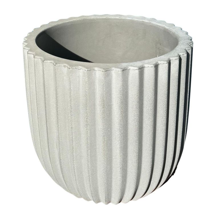 Macetero Grande de Polietileno 35.6x33 Gris