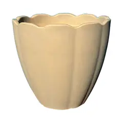 POTTERY - Macetero Grande de Polietileno 40.6x35.6 cm Perla