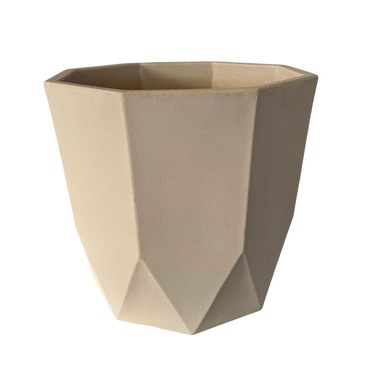 POTTERY - Macetero Grande de Polietileno 40.6x35.9 cm Crema