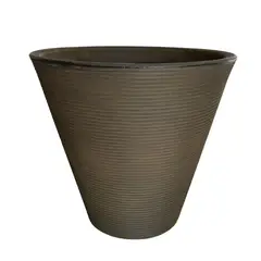 POTTERY - Macetero Grande de Polietileno 33x30.8 cm Bronce