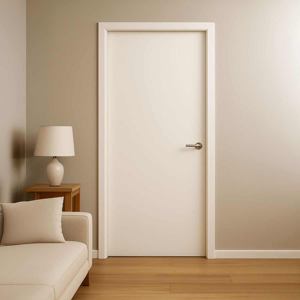 IGAL - Puerta Interior MDF 85x210 cm Baker Blanco