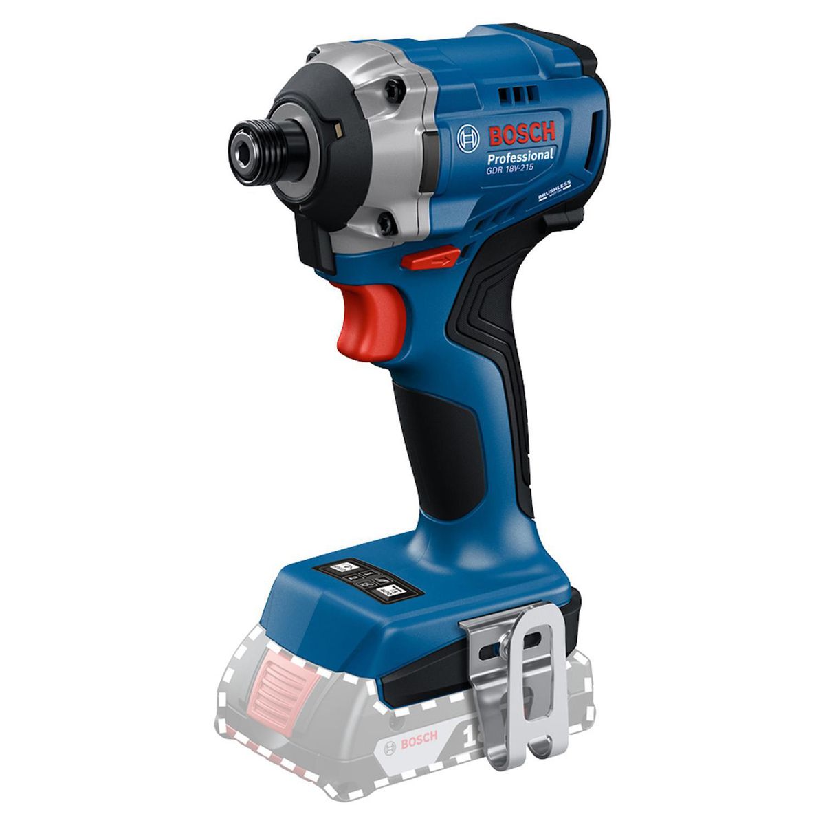 Atornillador de impacto 18V 215Nm sin cargador ni batería, marca BOSCH - Foto Principal