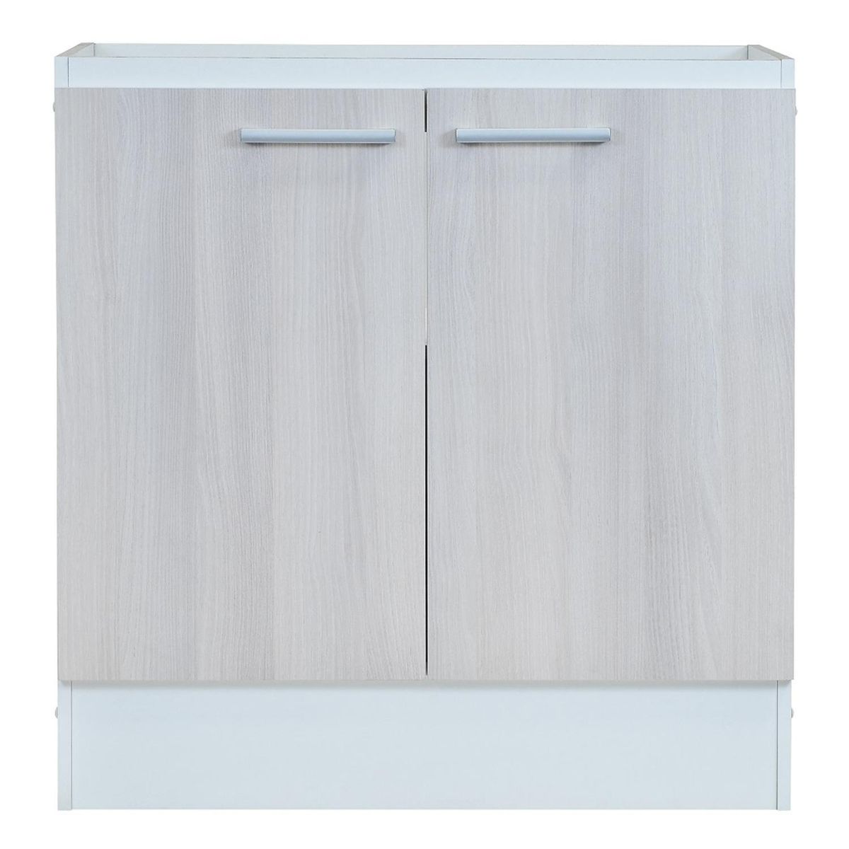 MOBIKIT - Mueble de cocina base 2 puertas 80 cm acacia arena