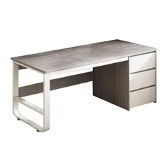 KIDSCOOL - Escritorio 452231 Gris blanco 120x74.5x50 cm