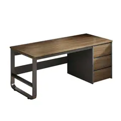 KIDSCOOL - Escritorio 452321-1 Cafe negro 120x74.5x50 cm