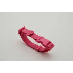 PETIZOOS - Collar tela PVC Special, color fucsia, talla S