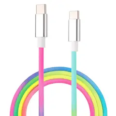 FIDDLER - Cable cargador USB-C 60 W 1 metro colores
