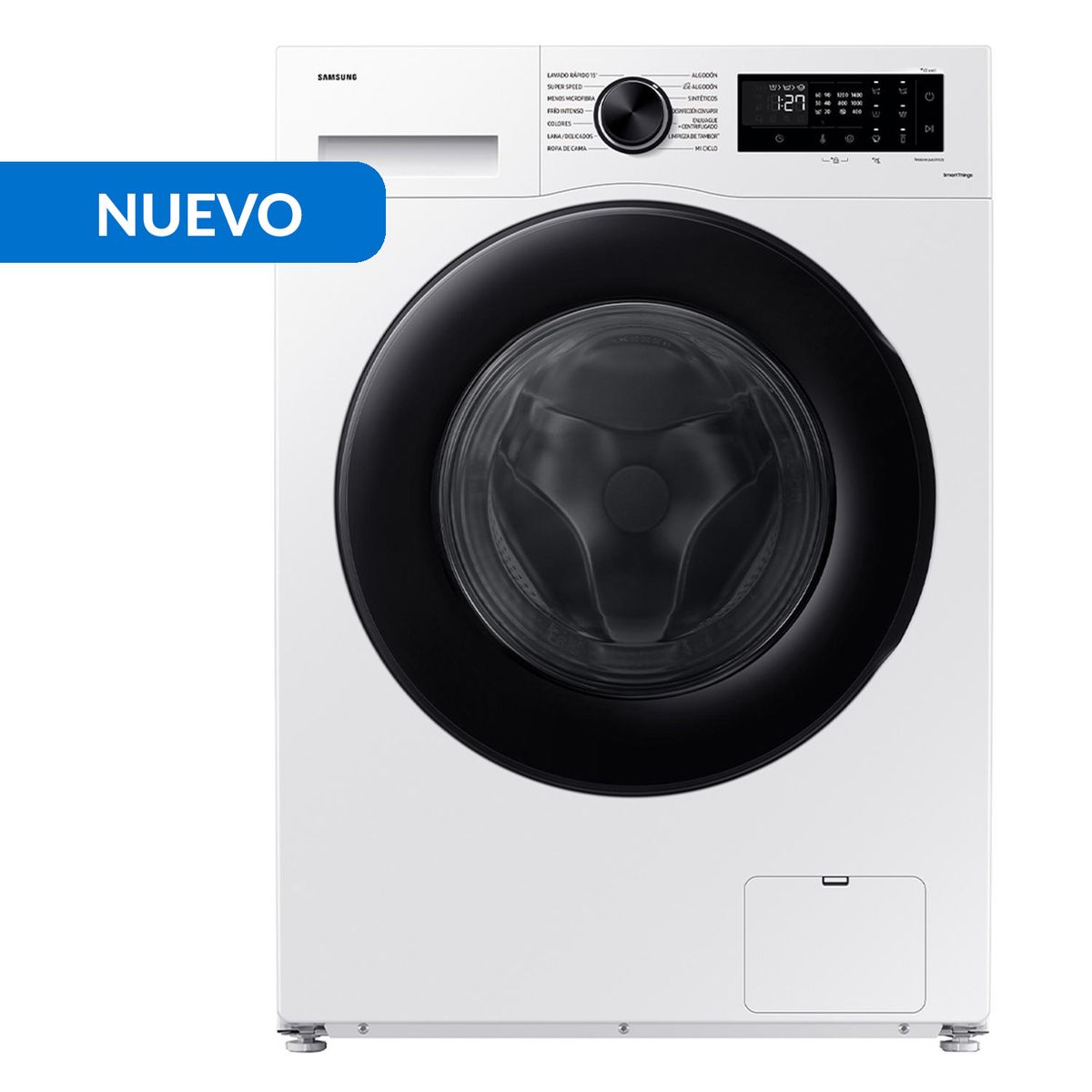 SAMSUNG - Lavadora Carga Frontal 12 kg Blanco WW12CGC04DAEZS