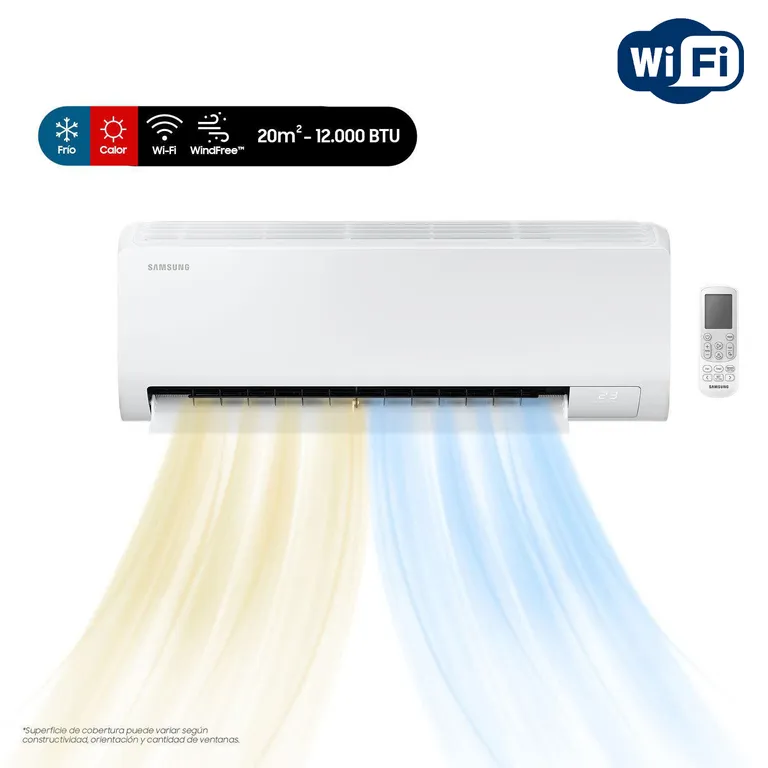 SAMSUNG Aire Acondicionado Split Wind Free Inverter 12000 BTU
