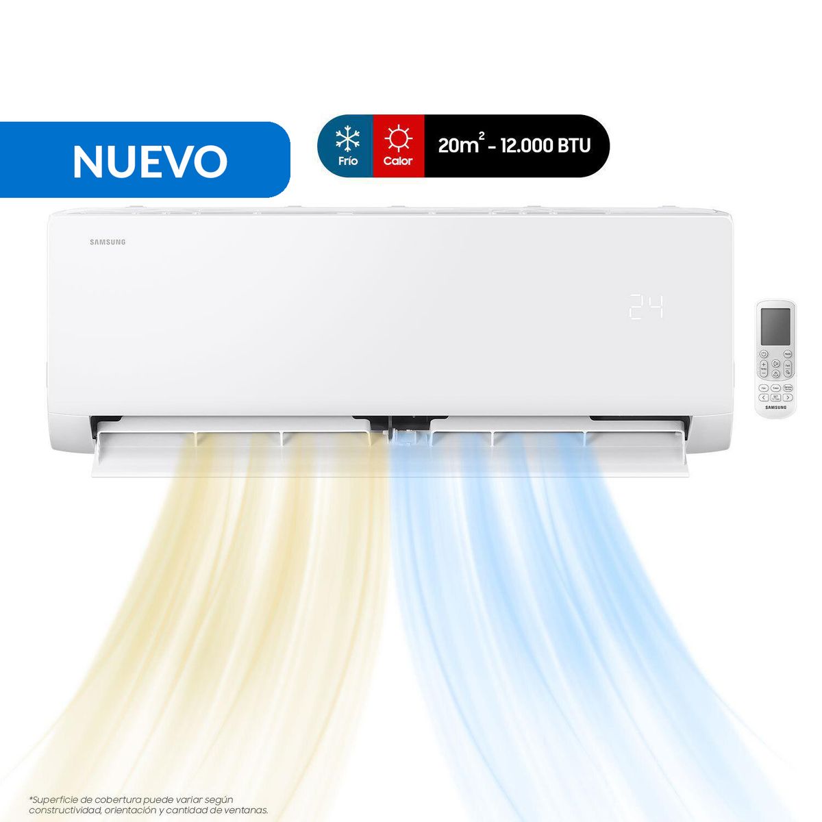 SAMSUNG - Aire Acondicionado Split Inverter 12000BTU