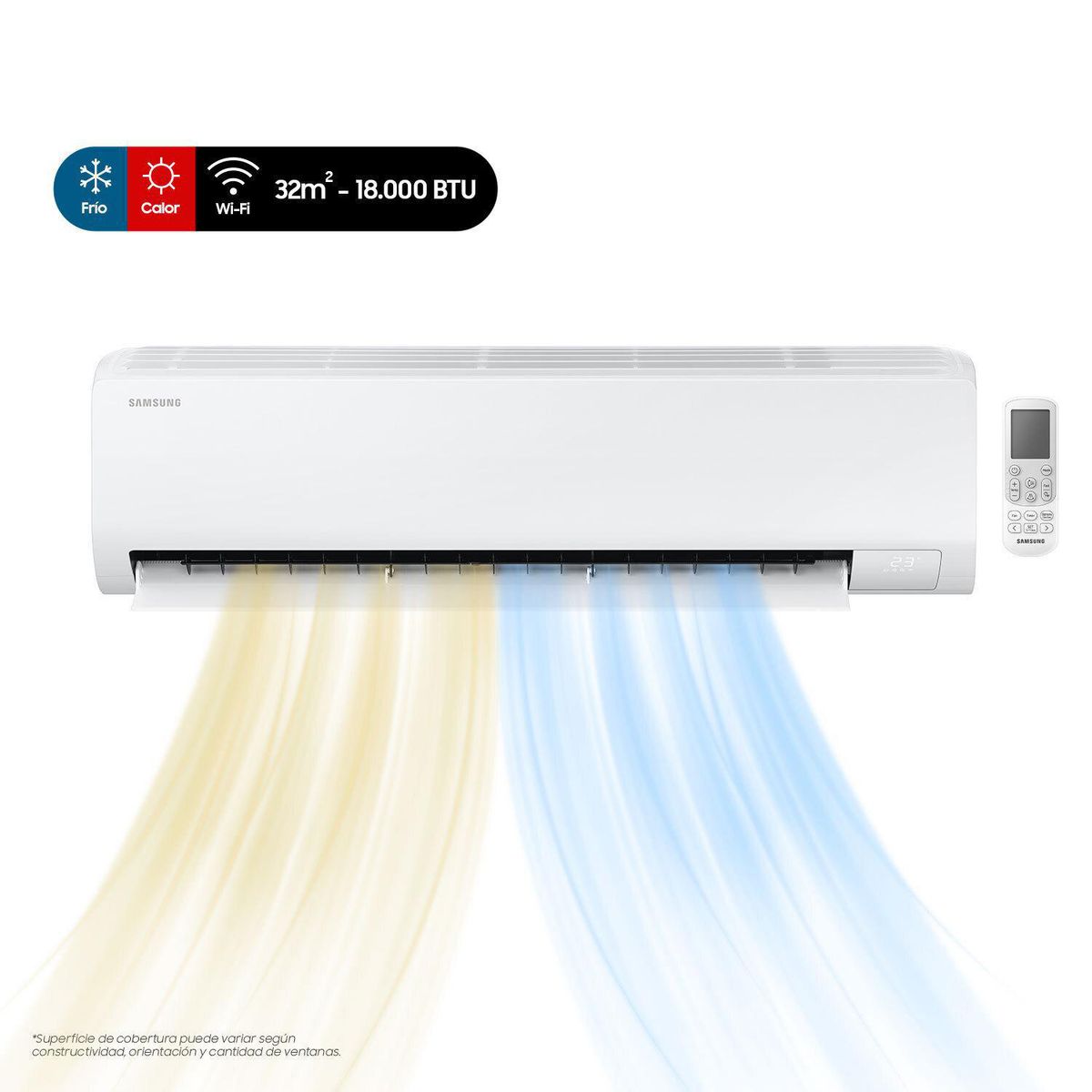 SAMSUNG - Aire Acondicionado Split Wind Inverter 18000 BTU