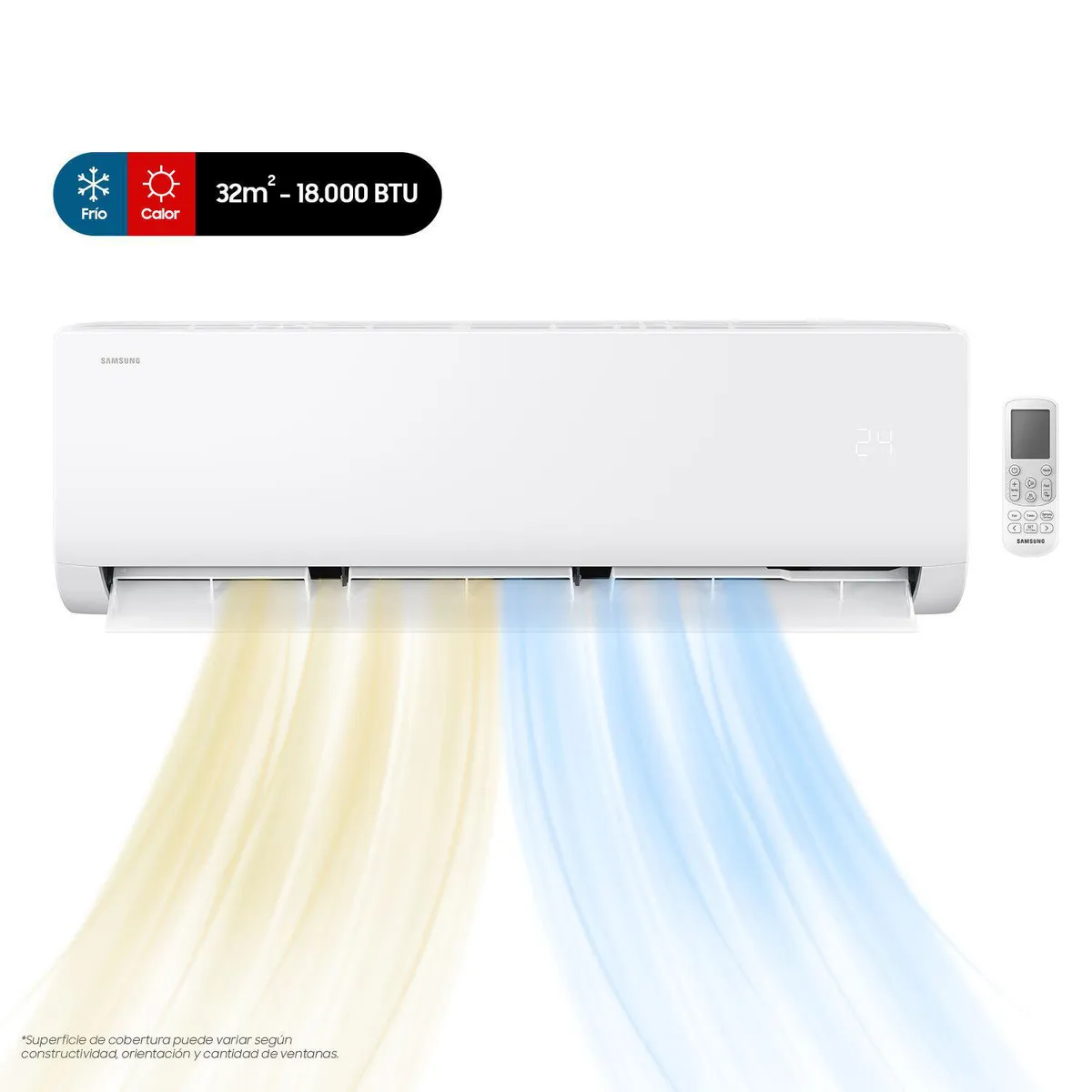 SAMSUNG - Aire Acondicionado Split Inverter 18000 BTU
