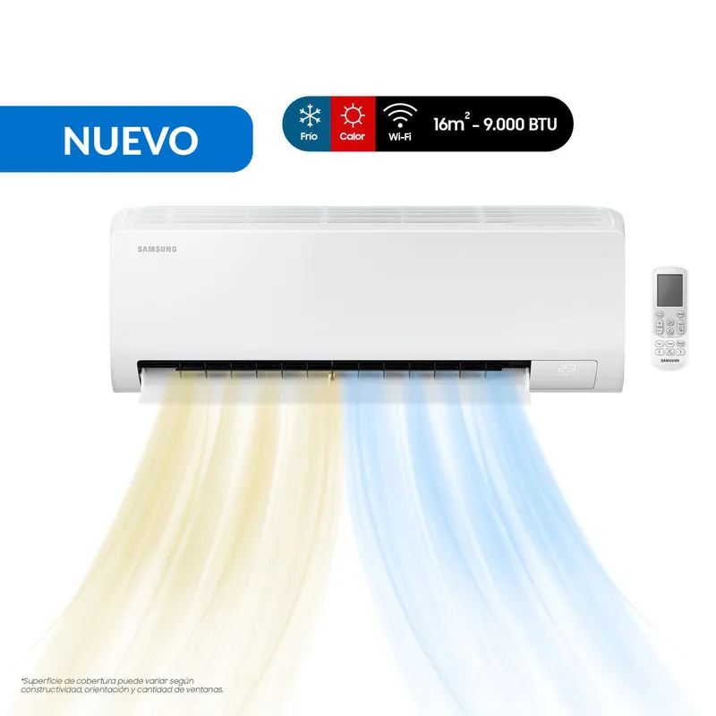 SAMSUNG - Aire Acondicionado Split Wind Inverter 9000 BTU