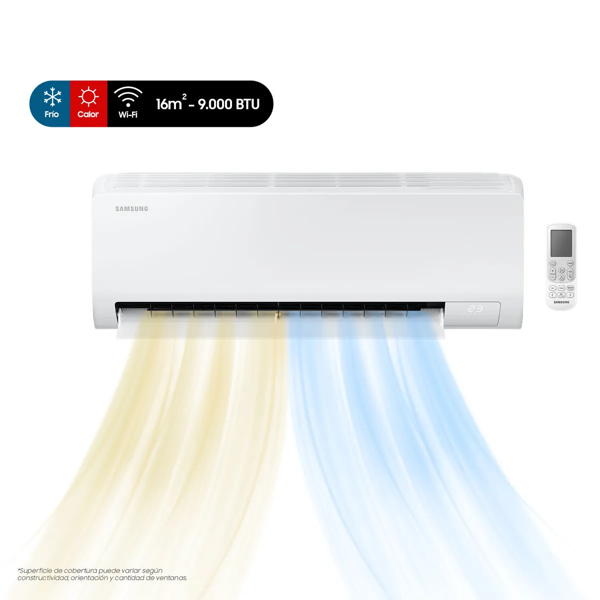 SAMSUNG - Aire Acondicionado Split Wind Inverter 9000 BTU