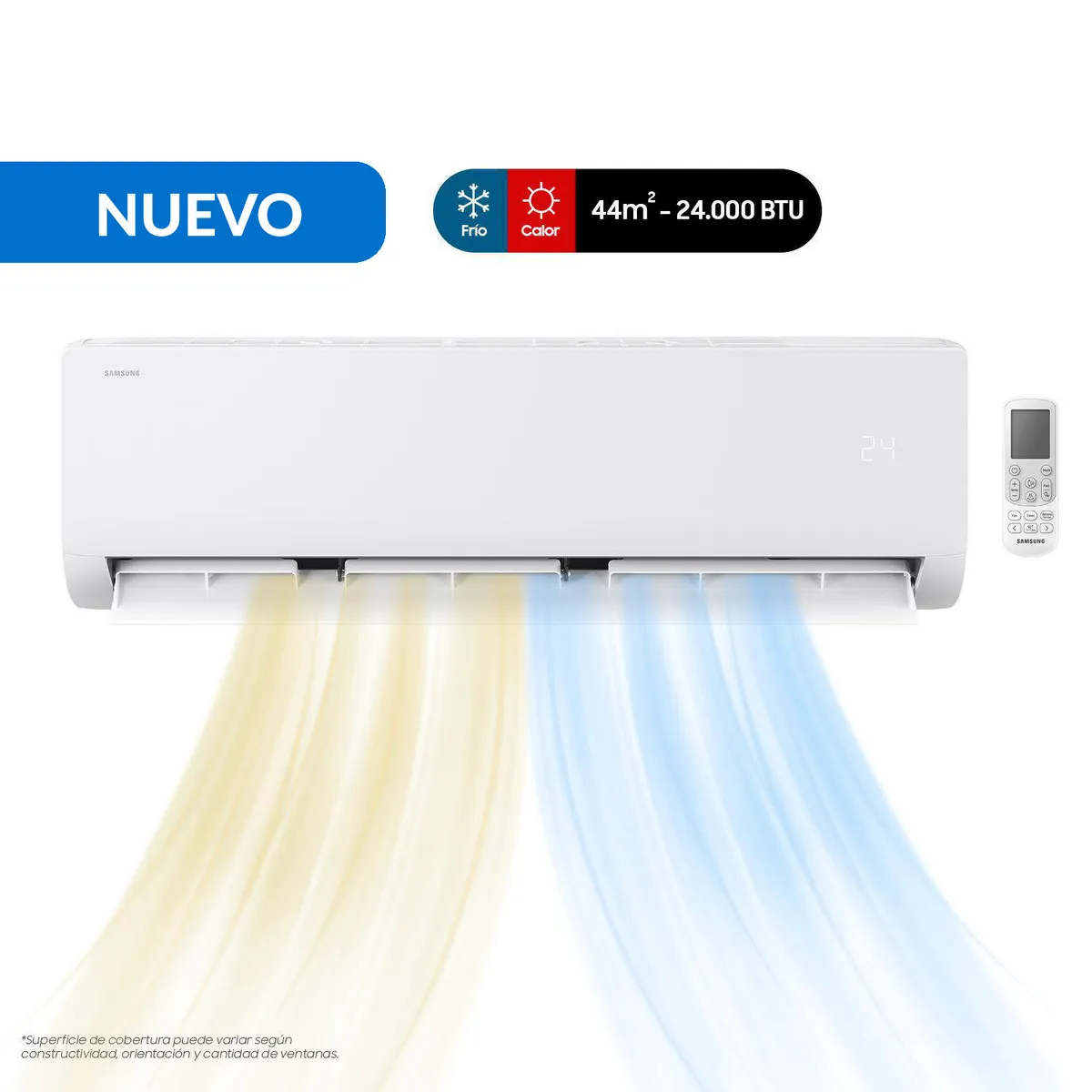 SAMSUNG - Aire Acondicionado Split Inverter 24000 BTU