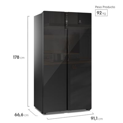 Imagen 2 del producto Refrigerador 2 Puertas Side by Side No Frost 525 Litros ES5GB