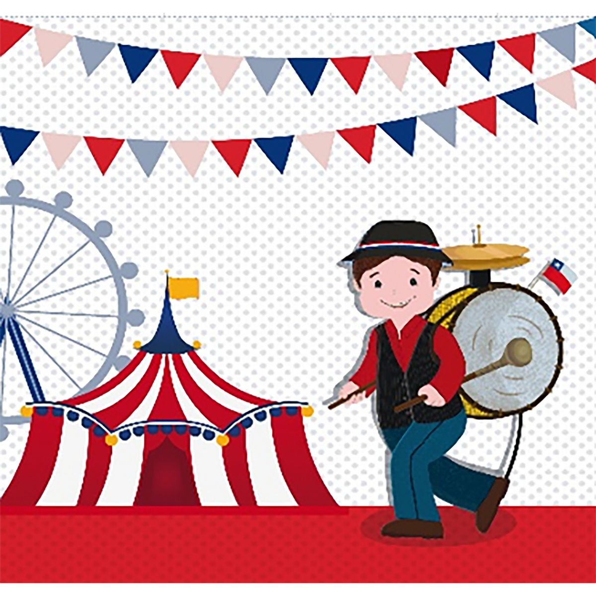 GENERICO - Servilleta Diseños Surtidos Fiestas Patrias