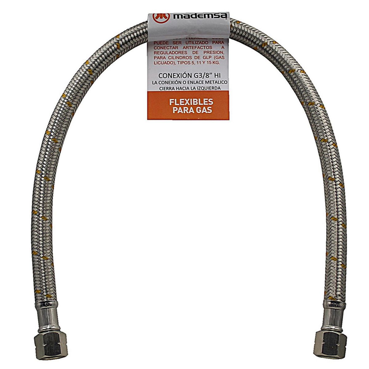 MADEMSA - Flexible gas 3/8x3/8 60 cm