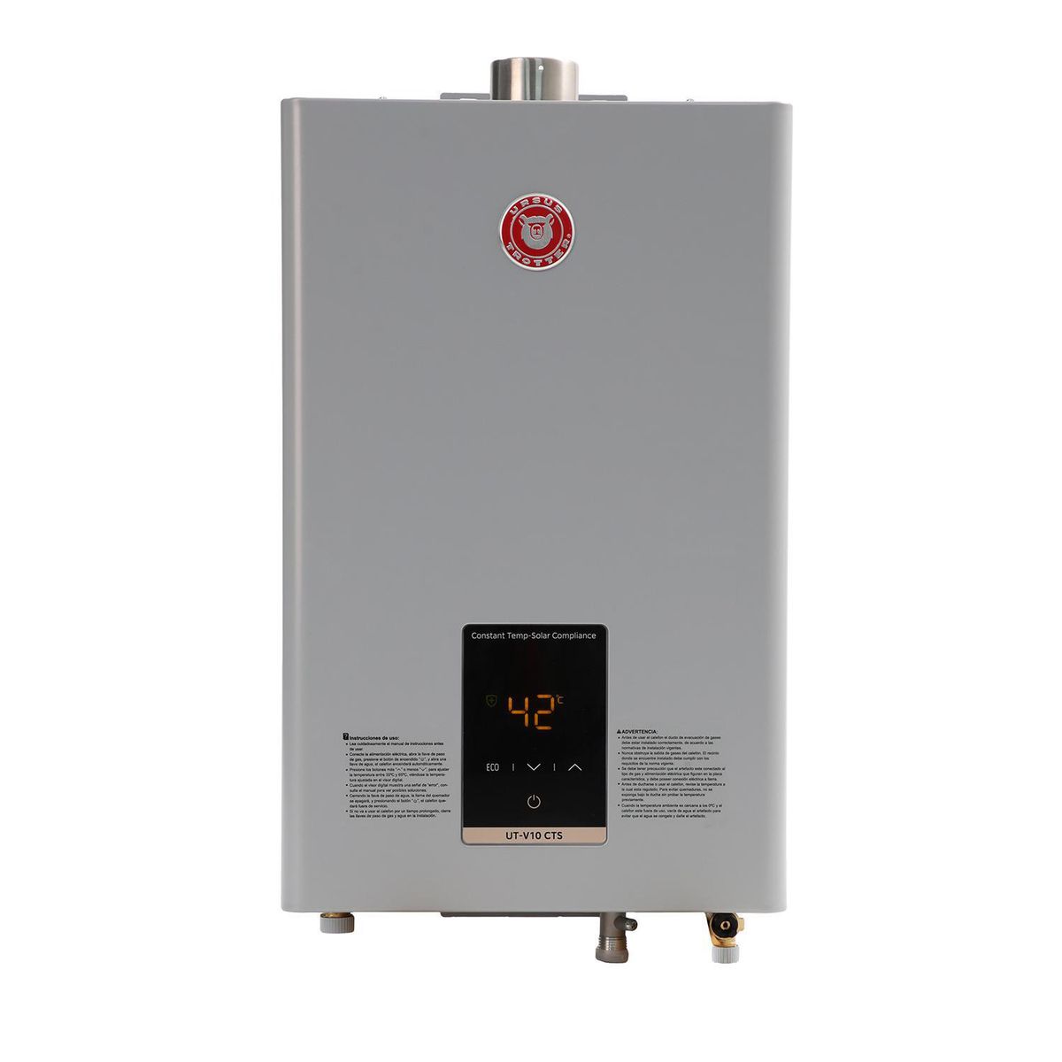 URSUS TROTTER - Calefont Gas Licuado 10 Litros Tiro Forzado Microturbina